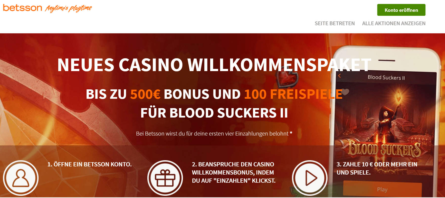 Betsson im Casinotest