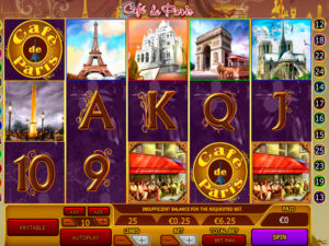 cafe de paris spielautomat im 888.com casino