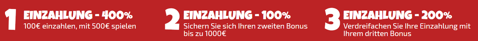 400% Bonus im LaFiestaCasino