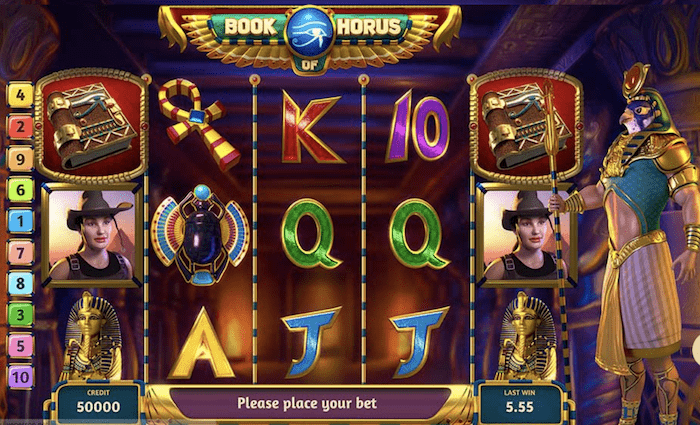 Slot-Premiere von Book of Horus im Casino Club