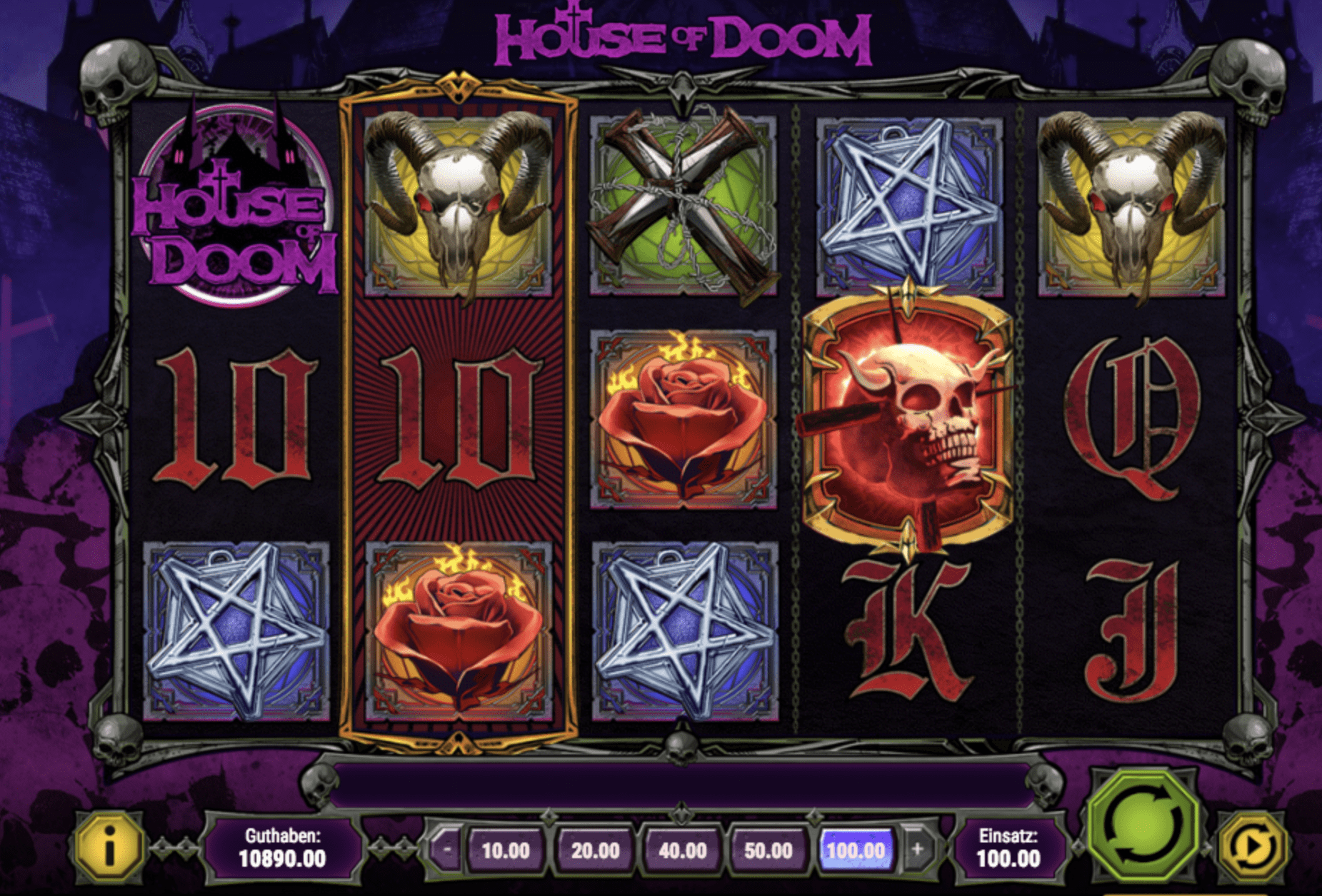 House of Doom – neuer Spielautomat im Osiris Casino