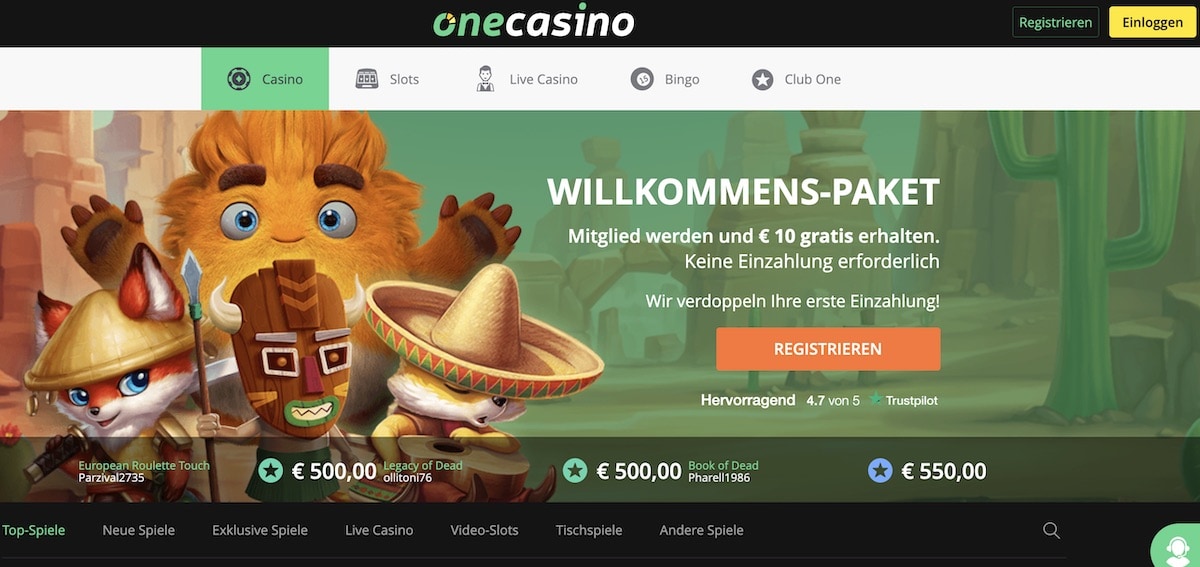 Argumente, um one casino einloggen loszuwerden