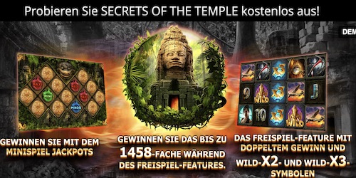 Secrets of the Temple – brandneuer Videoslot im Karamba Casino