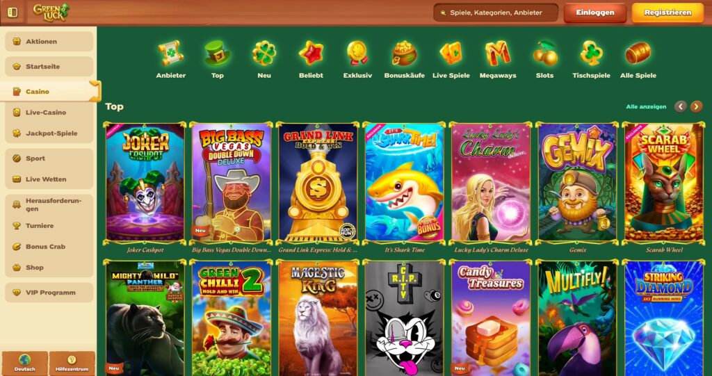Greenluck Casino startseite
