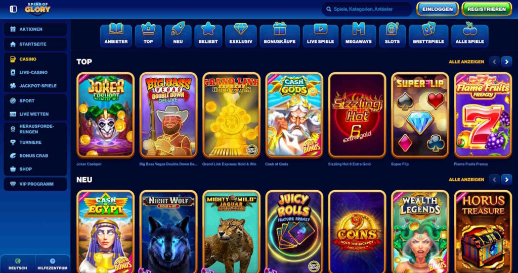 SpinsOfGlory Casino